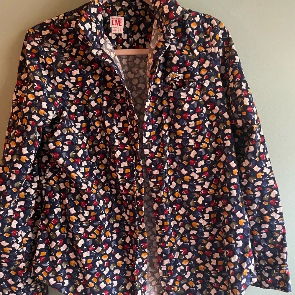Lacoste Multicolor Patterned Jacket - Picture 1 of 3